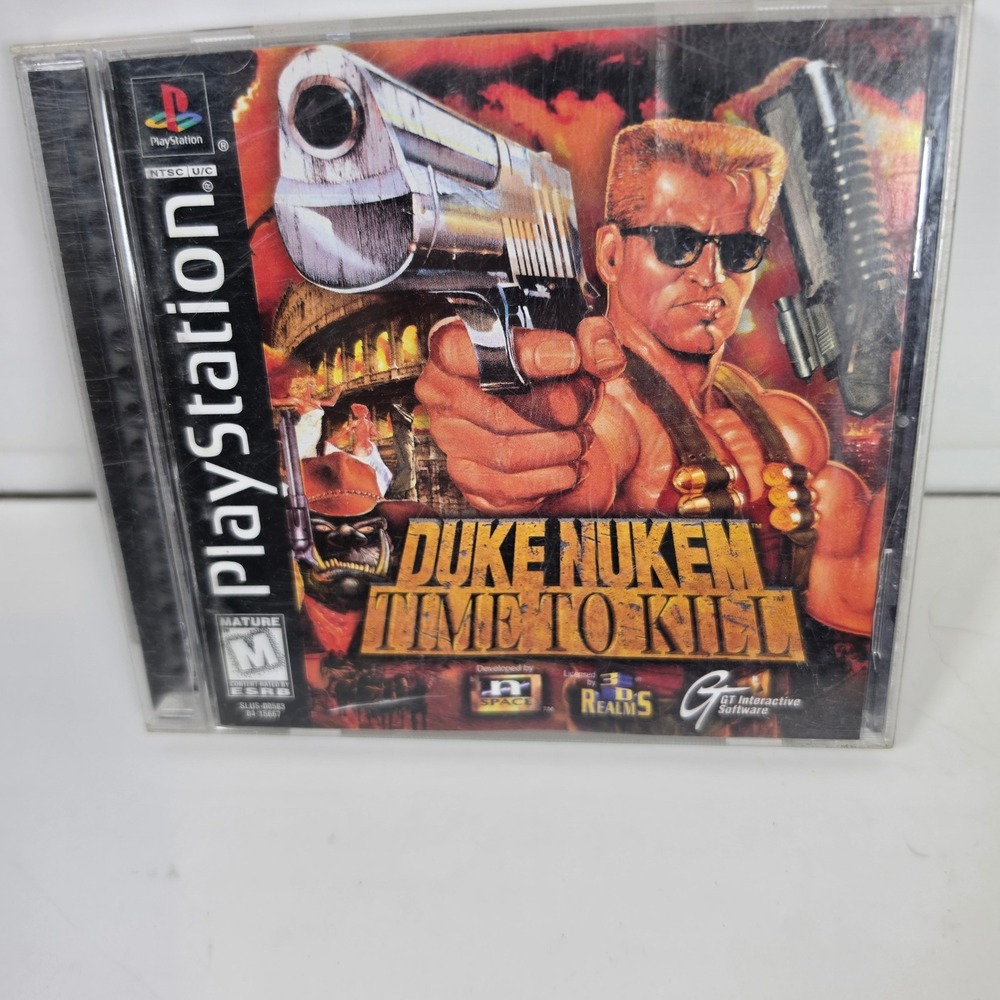 Duke Nukem Time to Kill Sony PlayStation PS1 1998 Action Shooter SLUS-00583